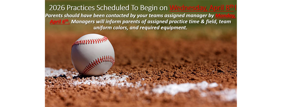 2026 Practice Starts Wednesday, April 8th!